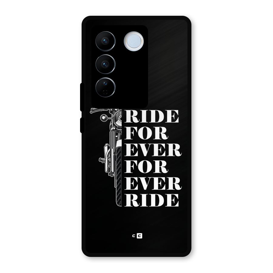 Ride Forever Metal Back Case for Vivo V27
