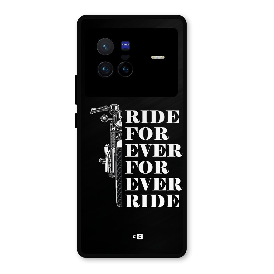 Ride Forever Metal Back Case for Vivo X80
