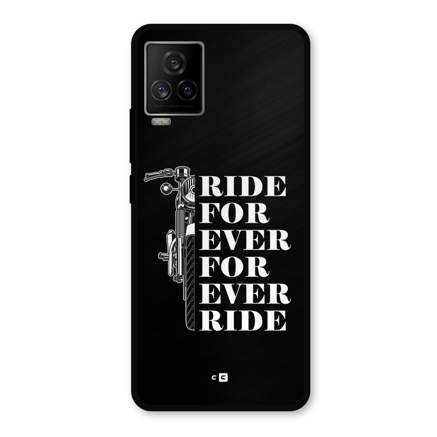 Ride Forever Metal Back Case for iQOO 7 Legend 5G