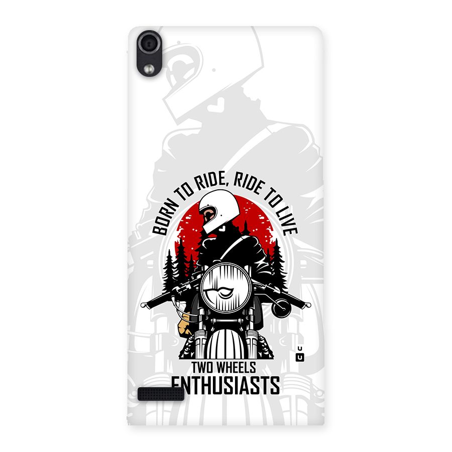 Ride To Live Back Case for Ascend P6