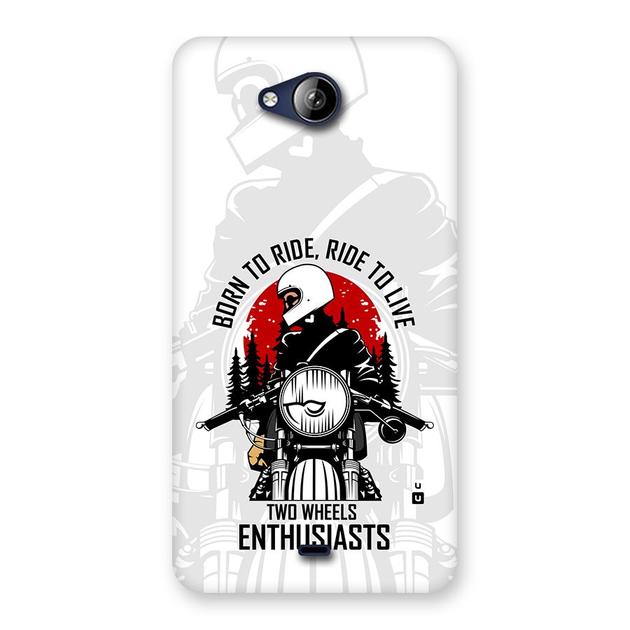 Ride To Live Back Case for Canvas Play Q355