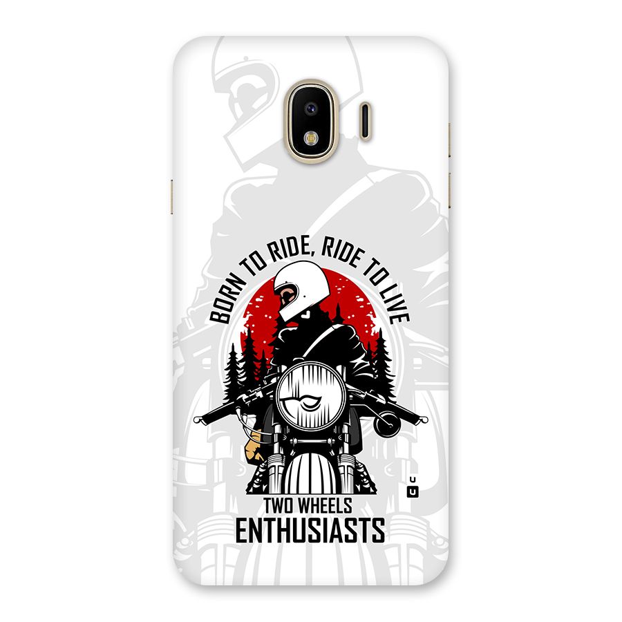 Ride To Live Back Case for Galaxy J4