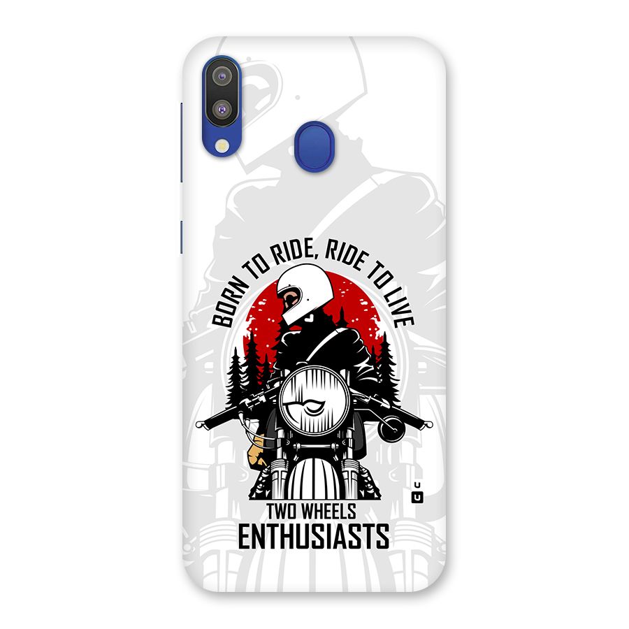 Ride To Live Back Case for Galaxy M20