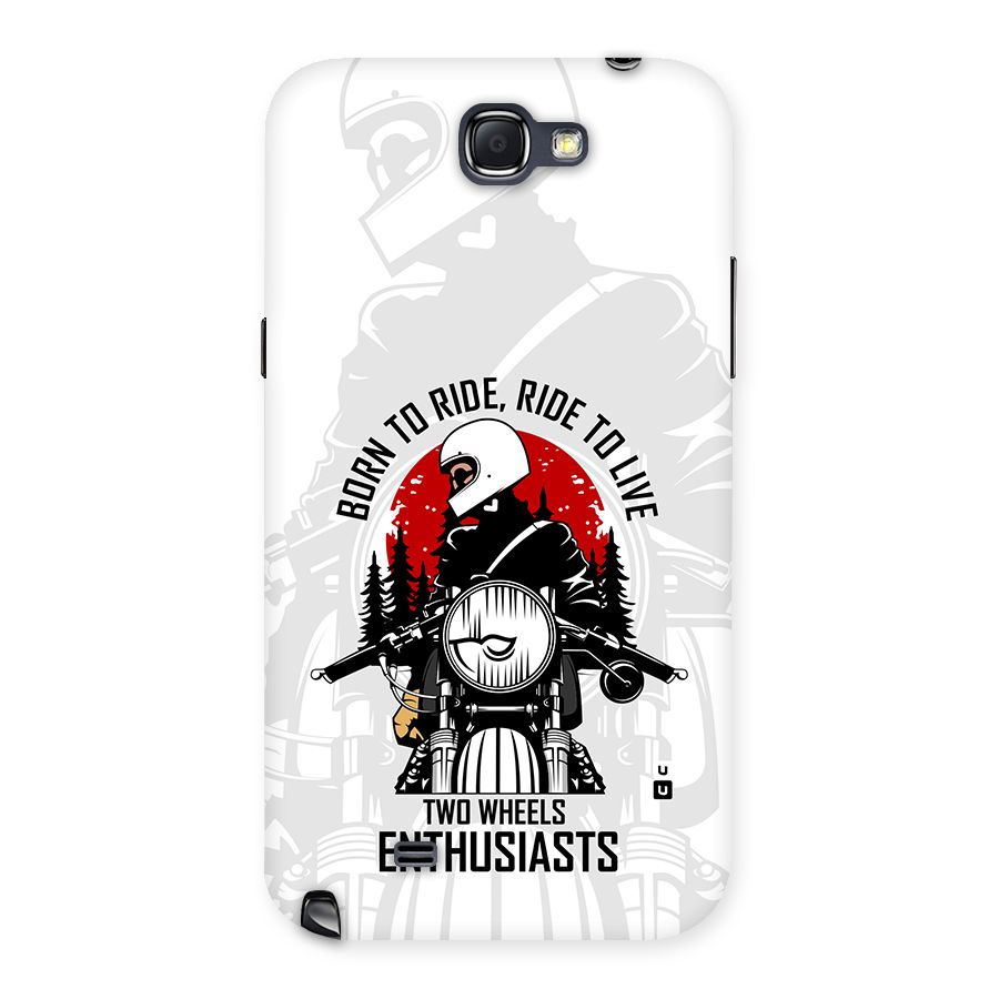 Ride To Live Back Case for Galaxy Note 2