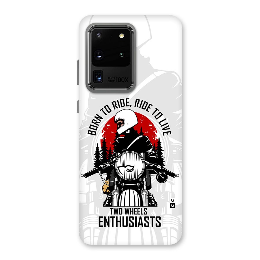 Ride To Live Back Case for Galaxy S20 Ultra