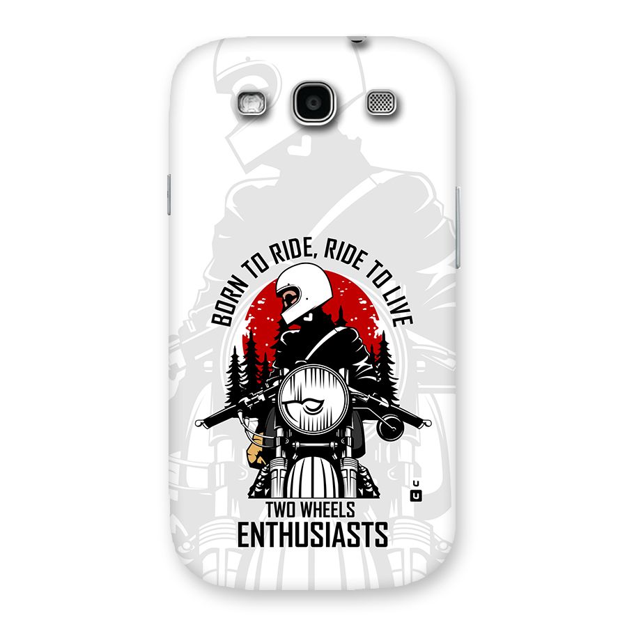 Ride To Live Back Case for Galaxy S3