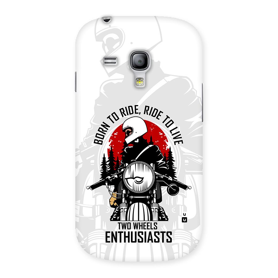 Ride To Live Back Case for Galaxy S3 Mini