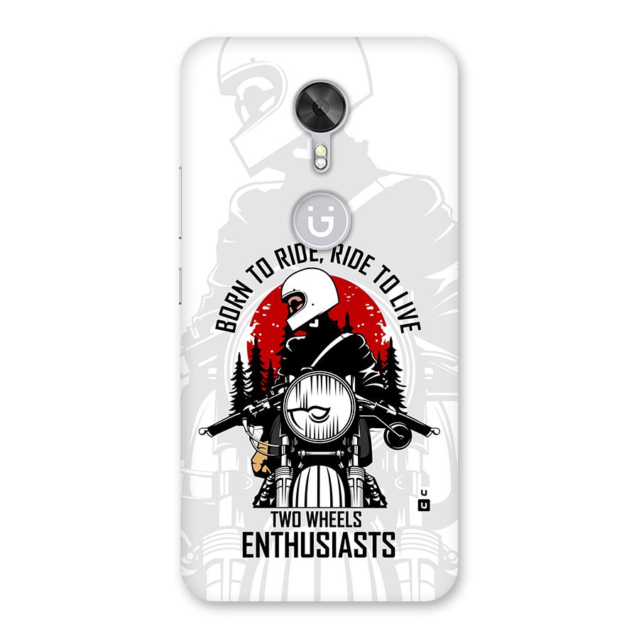 Ride To Live Back Case for Gionee A1
