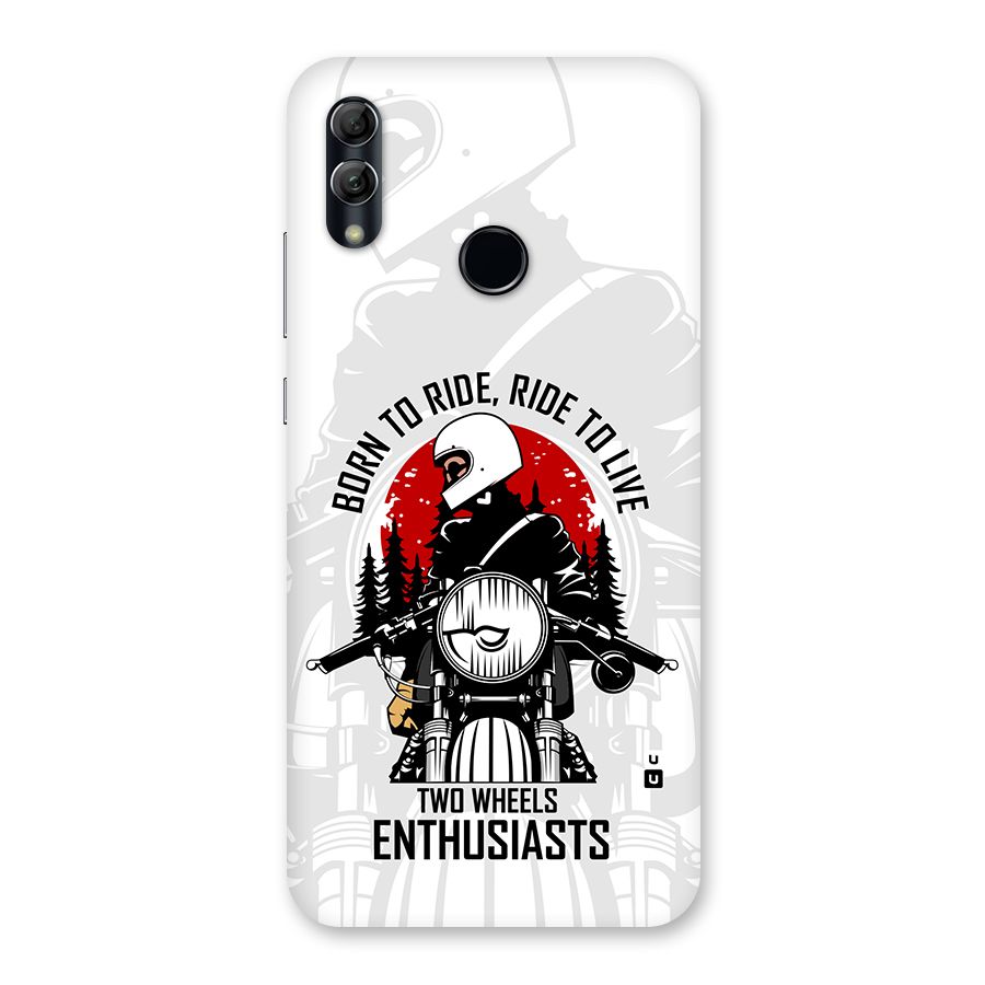 Ride To Live Back Case for Honor 10 Lite