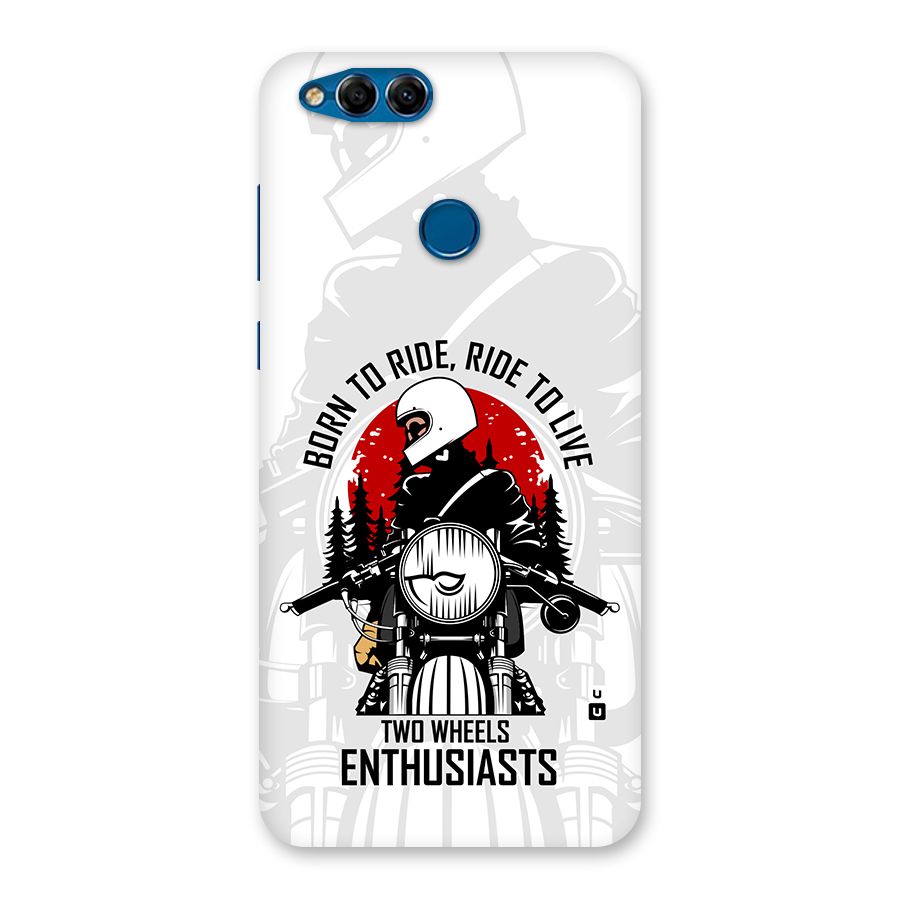 Ride To Live Back Case for Honor 7X