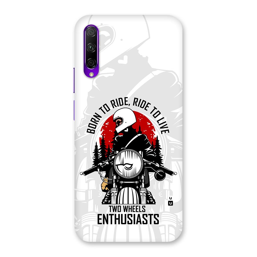 Ride To Live Back Case for Honor 9X Pro