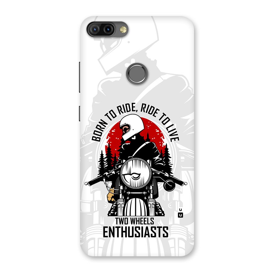 Ride To Live Back Case for Infinix Hot 6 Pro