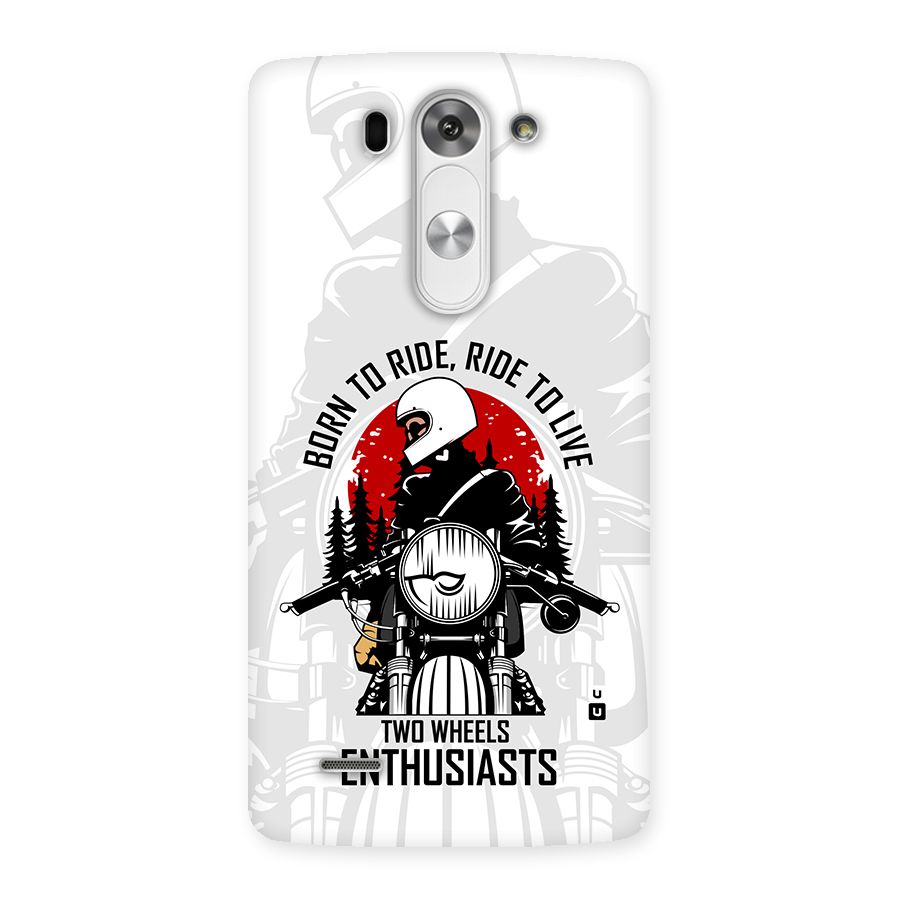 Ride To Live Back Case for LG G3 Beat