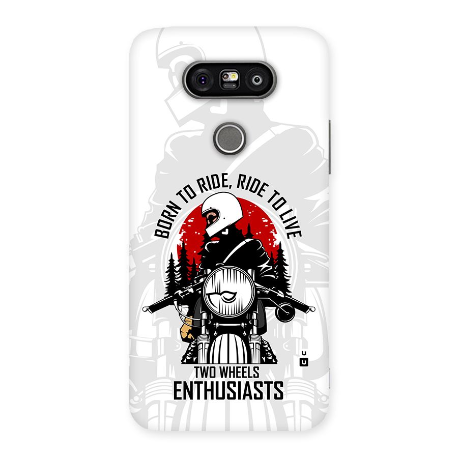 Ride To Live Back Case for LG G5