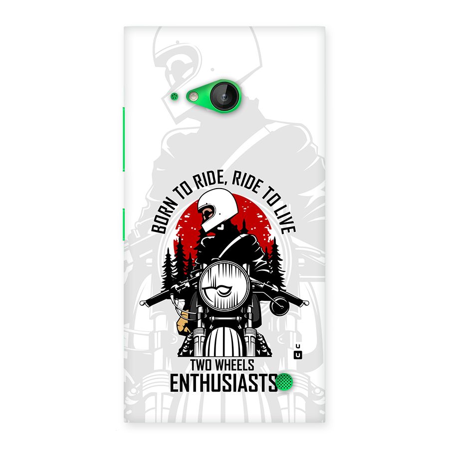 Ride To Live Back Case for Lumia 730