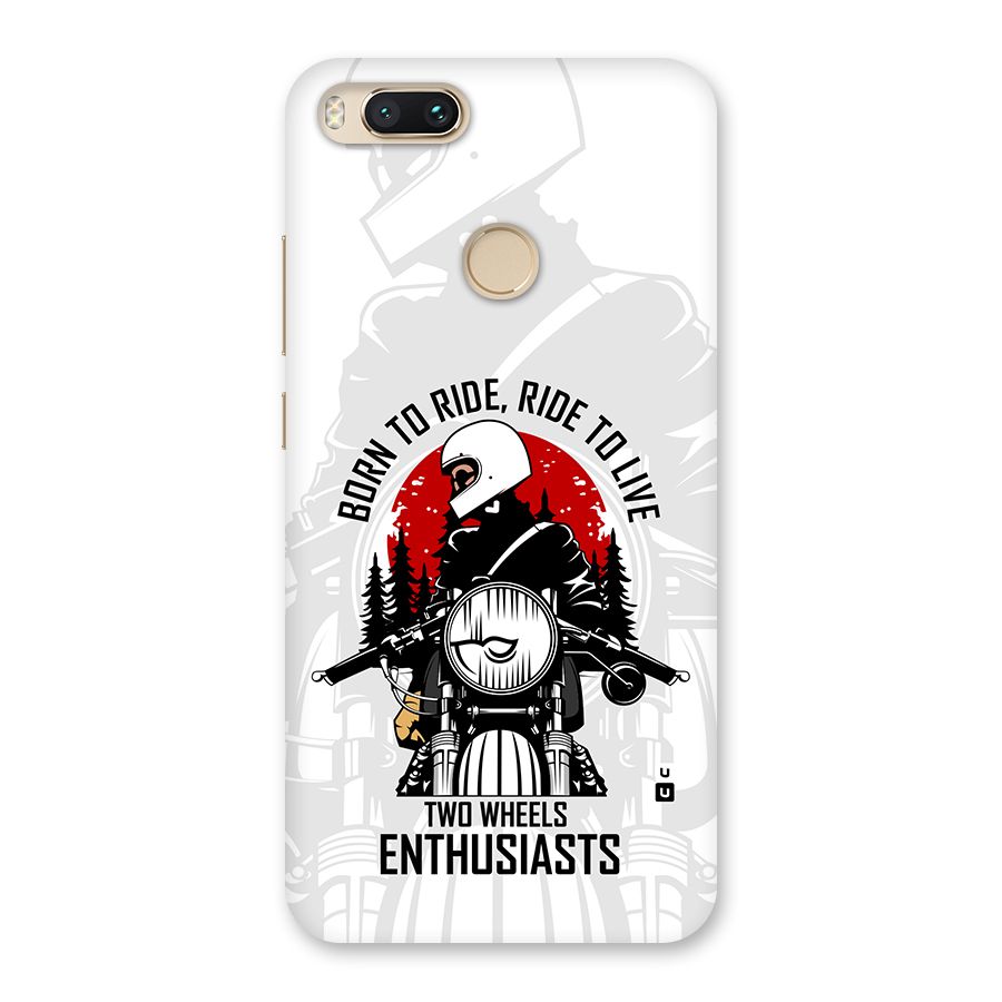 Ride To Live Back Case for Mi A1