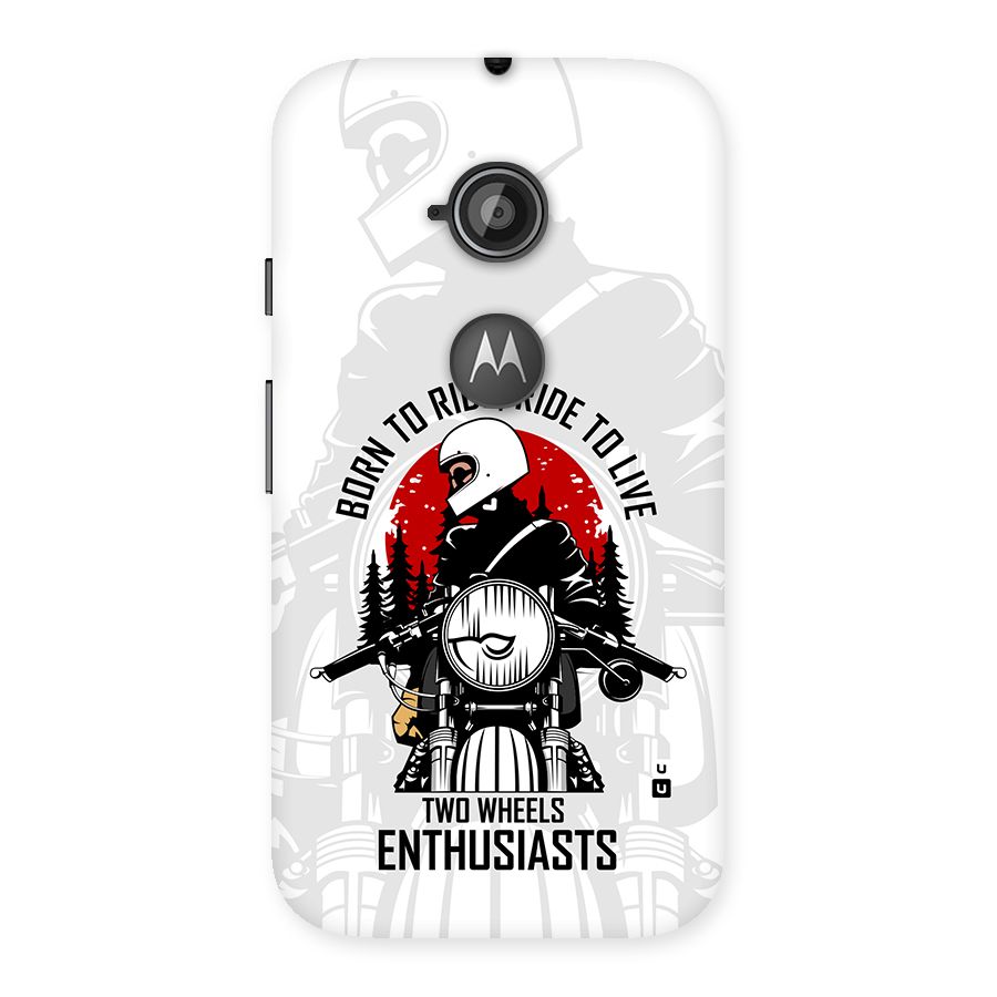 Ride To Live Back Case for Moto E 2nd Gen