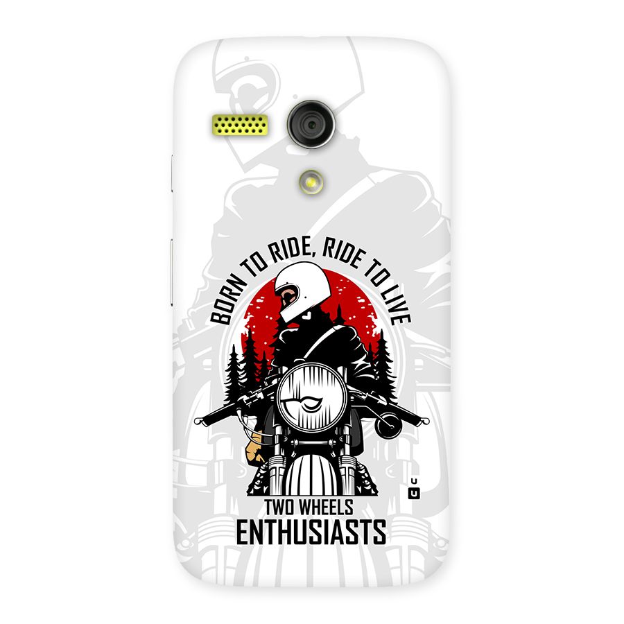 Ride To Live Back Case for Moto G