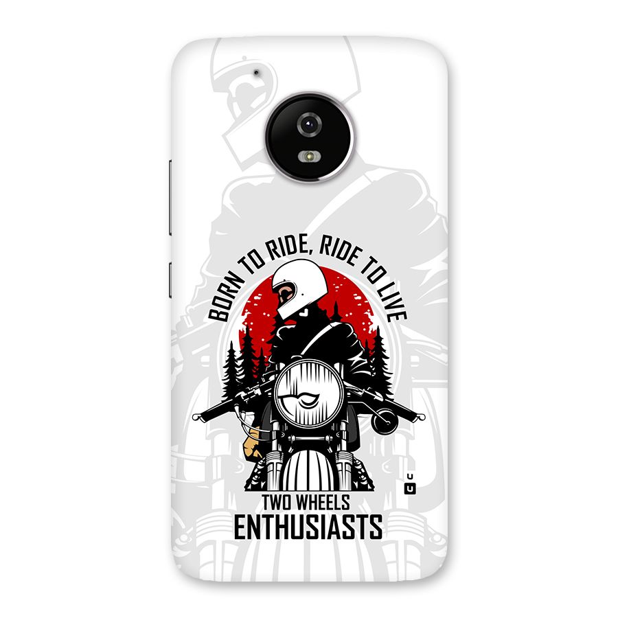 Ride To Live Back Case for Moto G5
