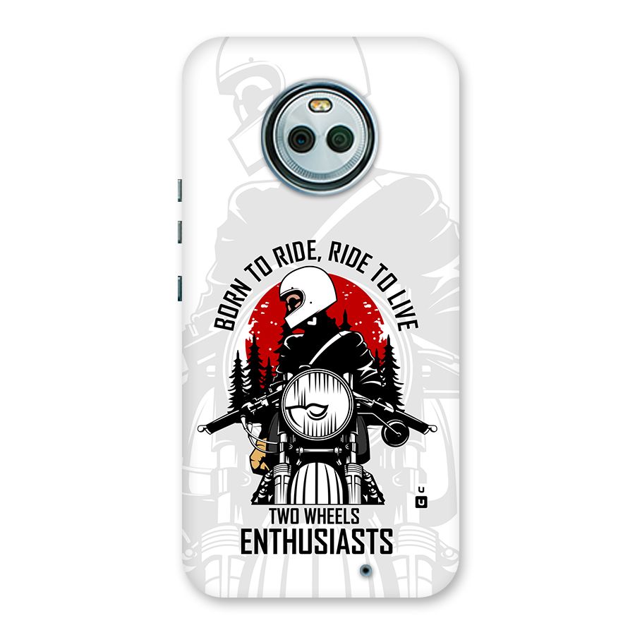 Ride To Live Back Case for Moto X4