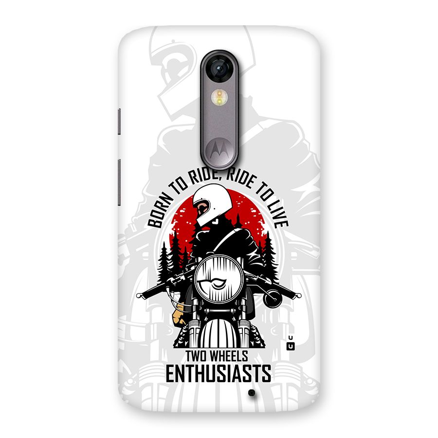 Ride To Live Back Case for Moto X Force