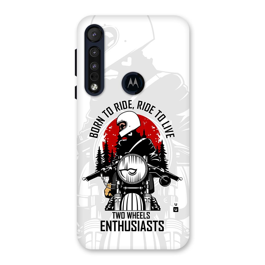 Ride To Live Back Case for Motorola One Macro
