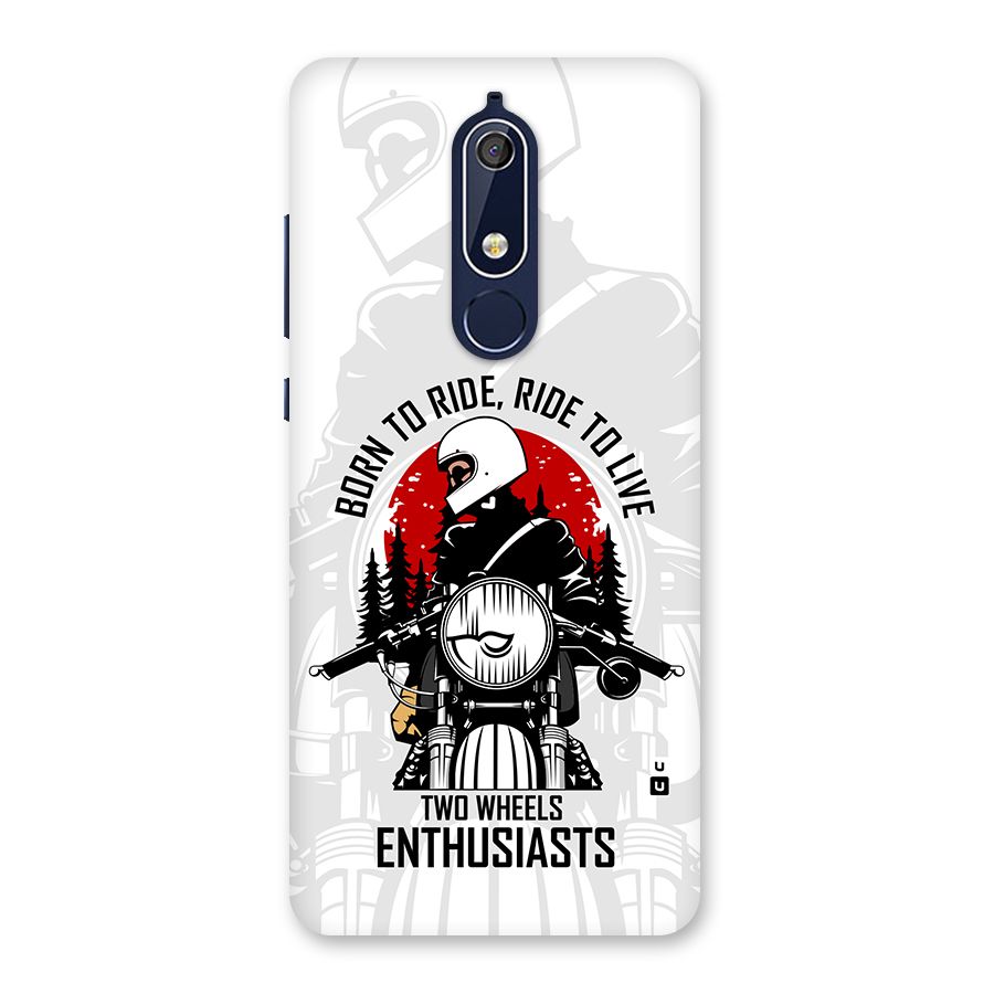 Ride To Live Back Case for Nokia 5.1