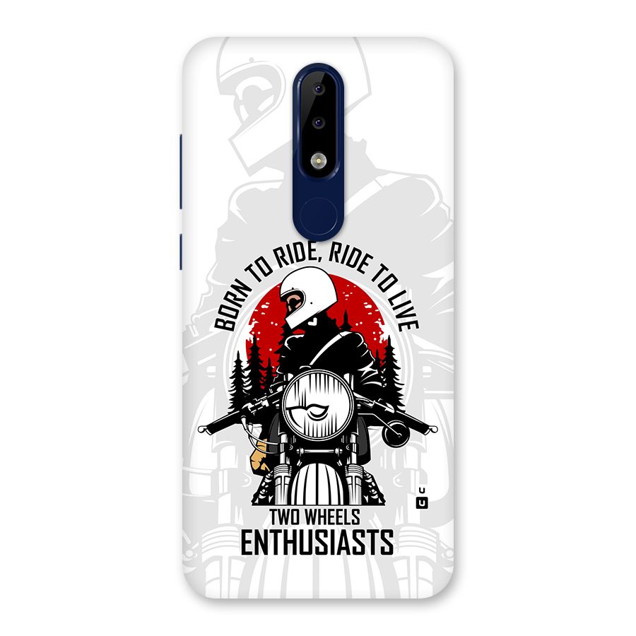 Ride To Live Back Case for Nokia 5.1 Plus