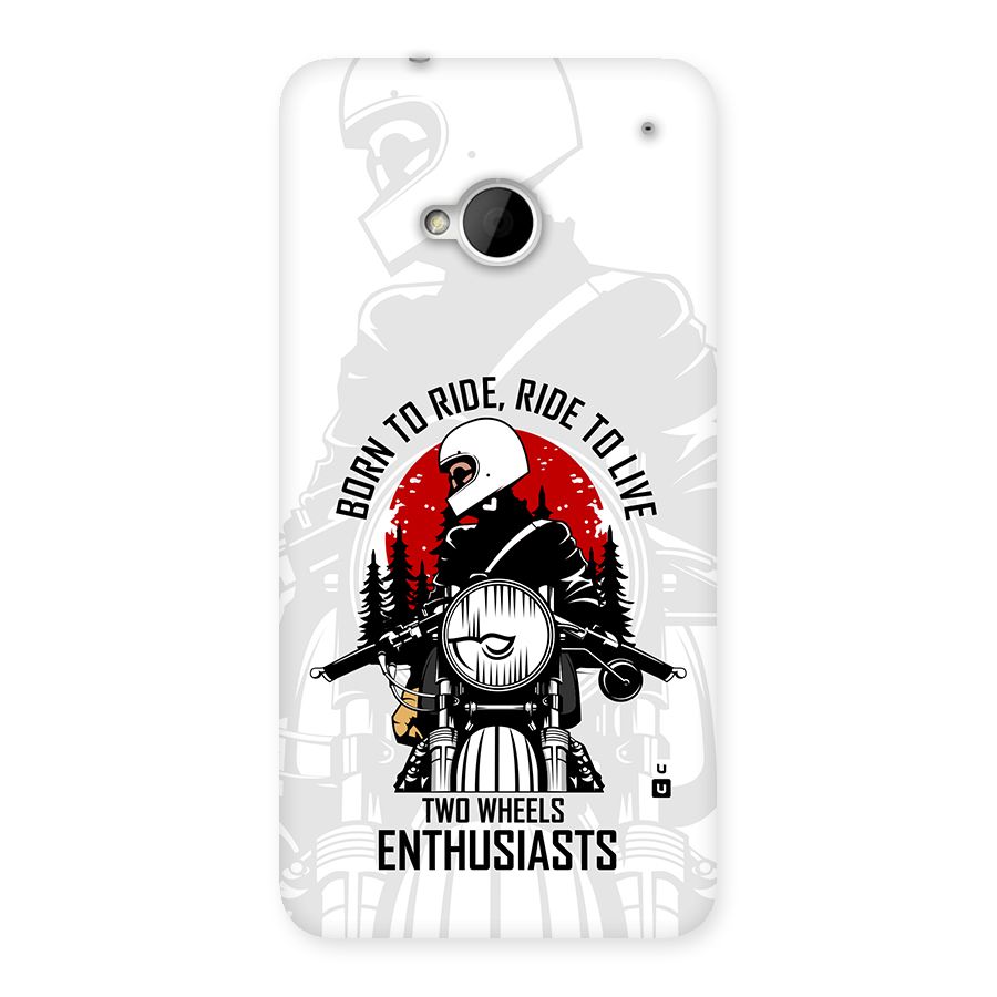 Ride To Live Back Case for One M7 (Single Sim)