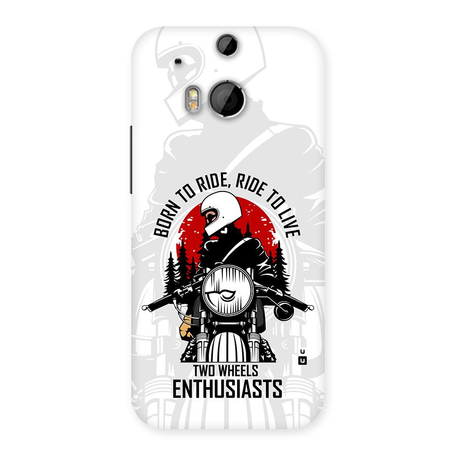 Ride To Live Back Case for One M8