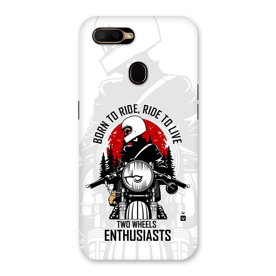 Ride To Live Back Case for Oppo A5s