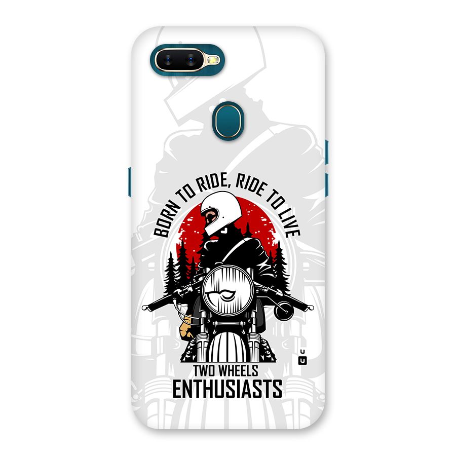 Ride To Live Back Case for Oppo A7