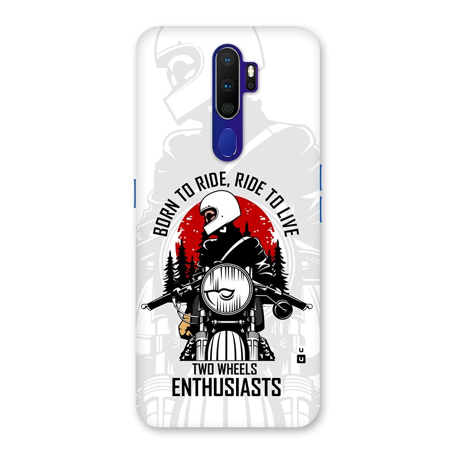 Ride To Live Back Case for Oppo A9 (2020)