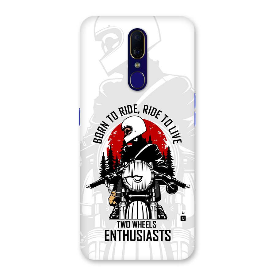 Ride To Live Back Case for Oppo F11
