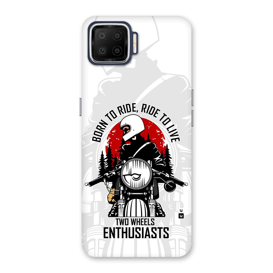 Ride To Live Back Case for Oppo F17