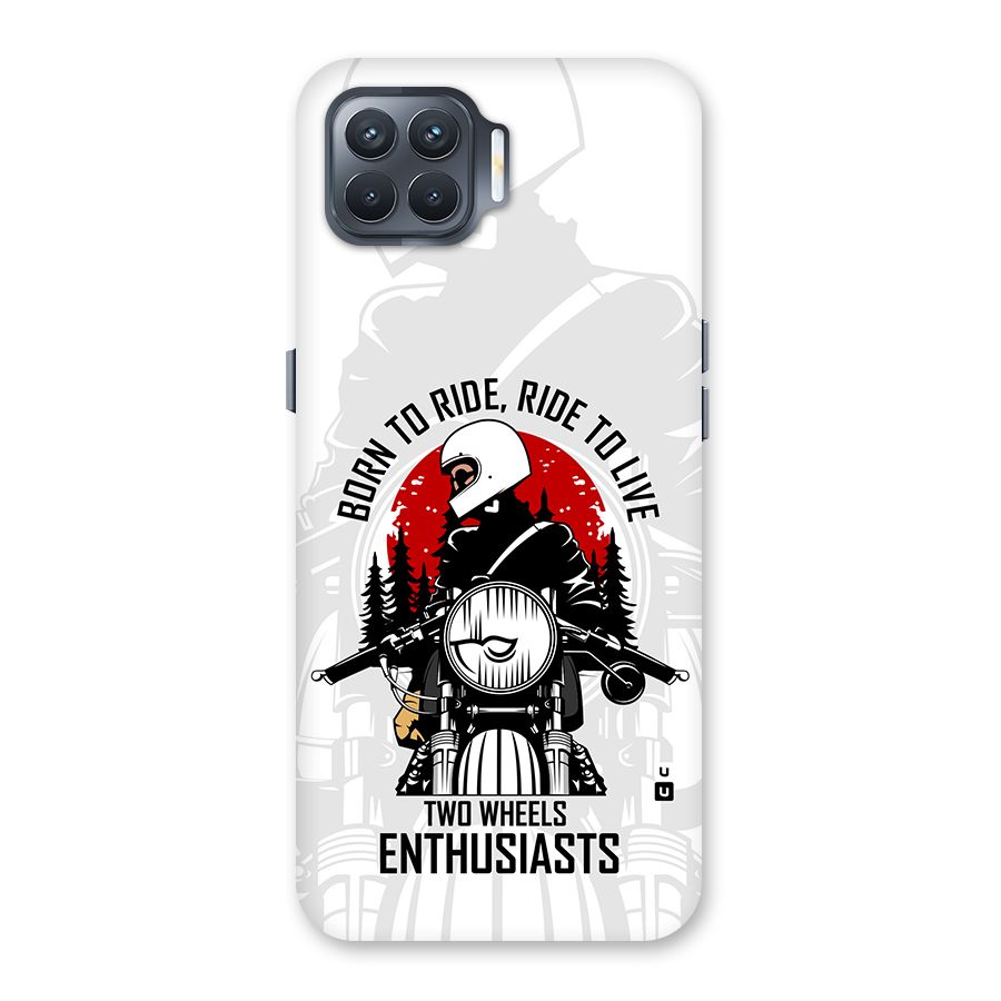 Ride To Live Back Case for Oppo F17 Pro