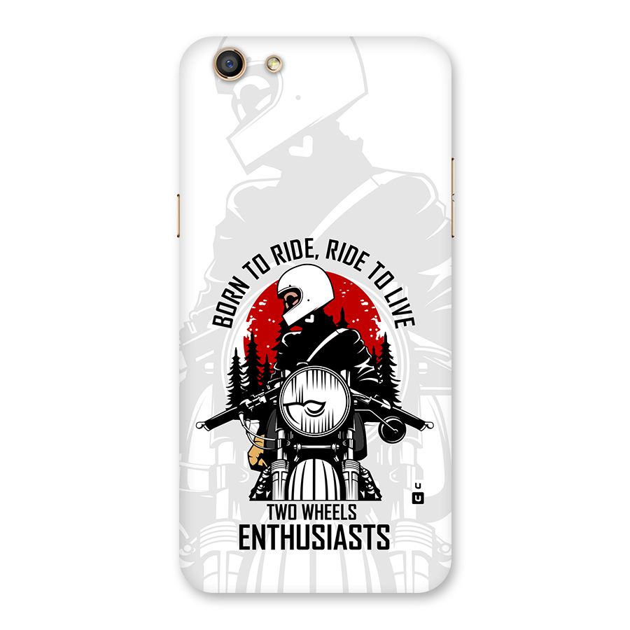Ride To Live Back Case for Oppo F3