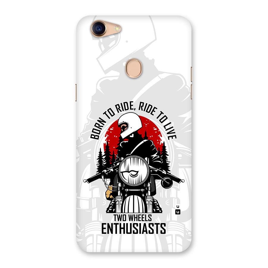 Ride To Live Back Case for Oppo F5
