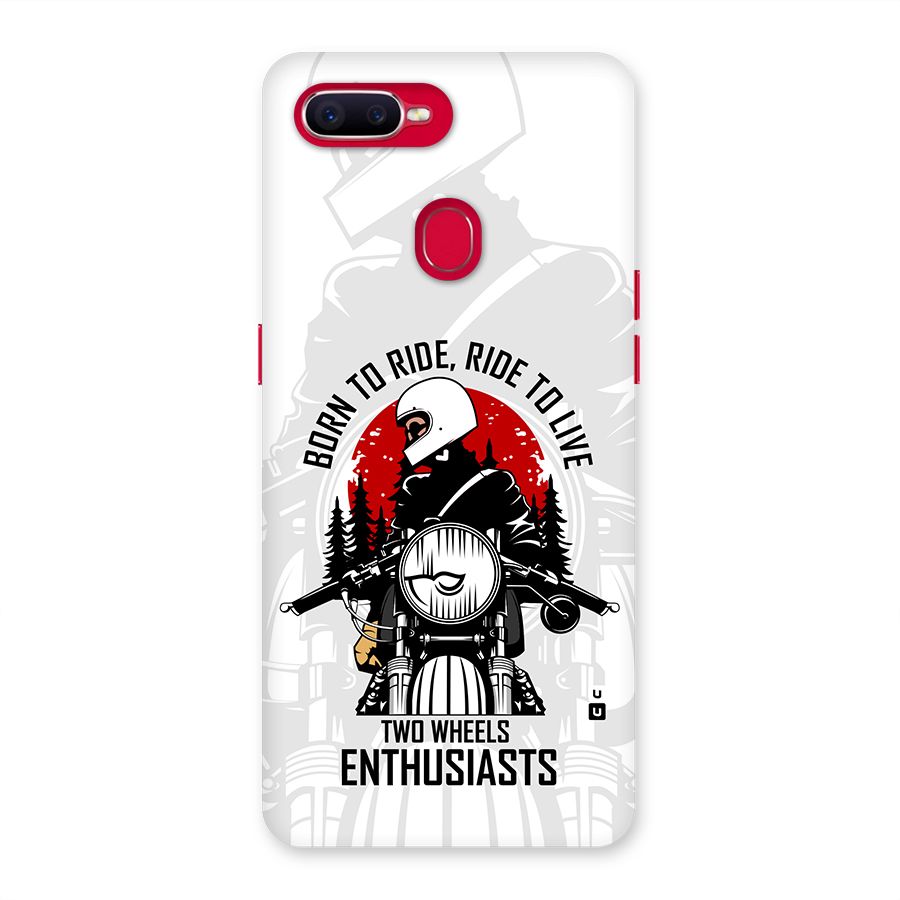 Ride To Live Back Case for Oppo F9 Pro