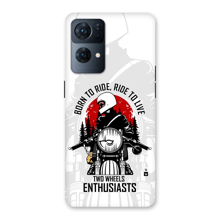 Ride To Live Back Case for Oppo Reno7 Pro 5G