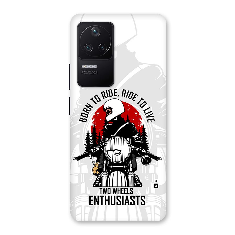 Ride To Live Back Case for Poco F4 5G