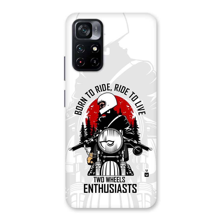 Ride To Live Back Case for Poco M4 Pro 5G