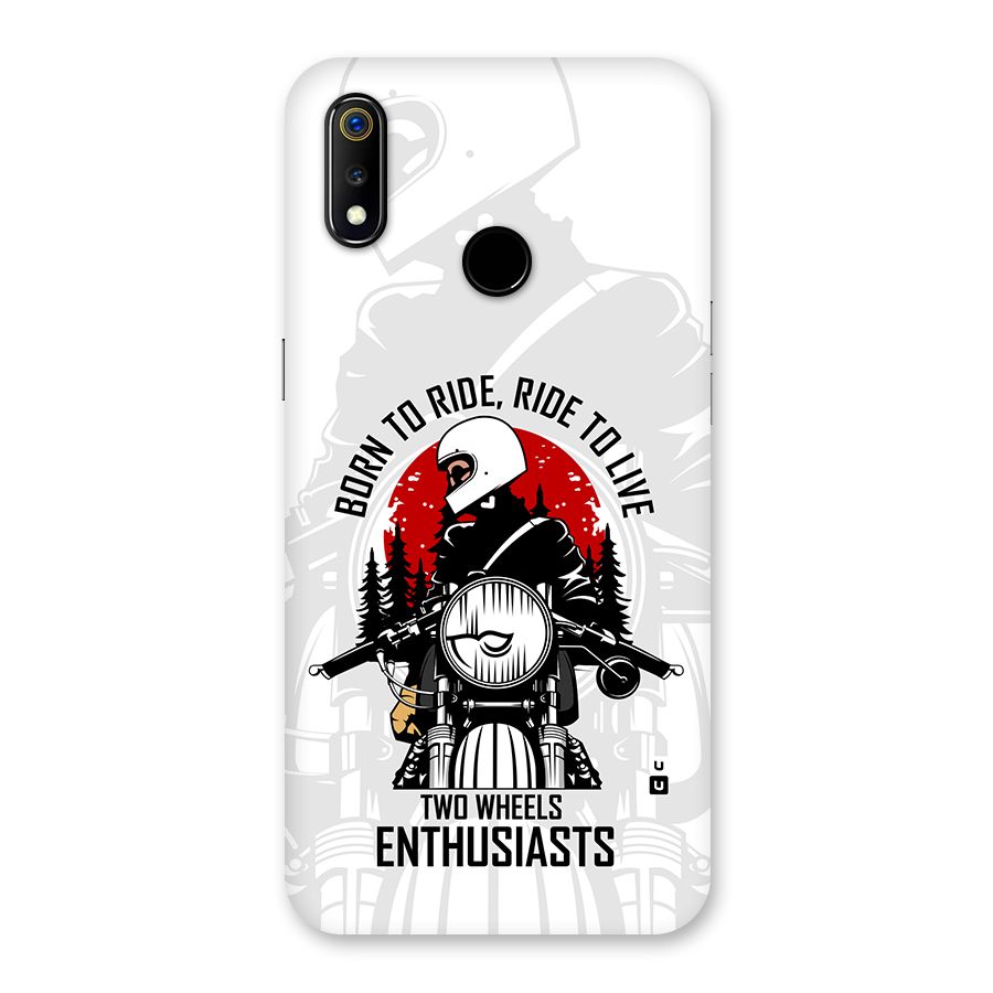 Ride To Live Back Case for Realme 3