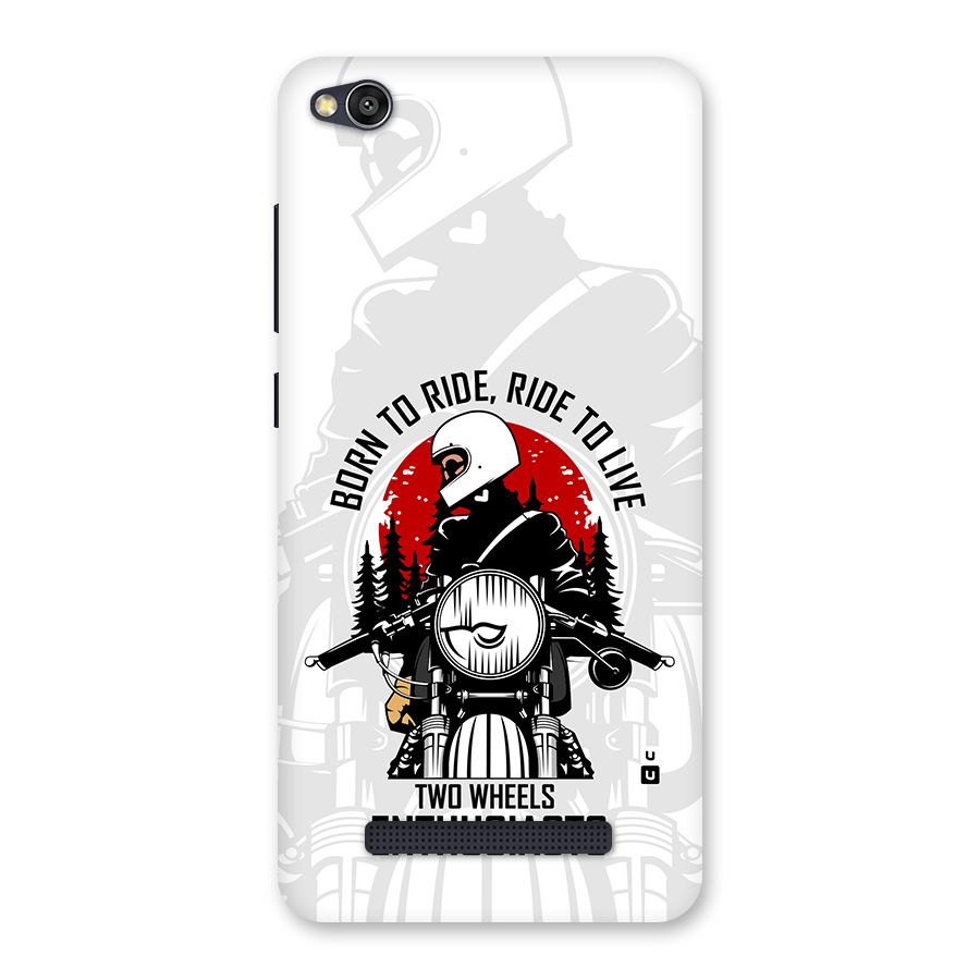 Ride To Live Back Case for Redmi 4A