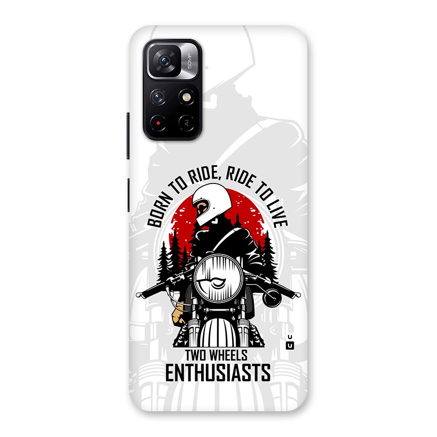 Ride To Live Back Case for Redmi Note 11T 5G