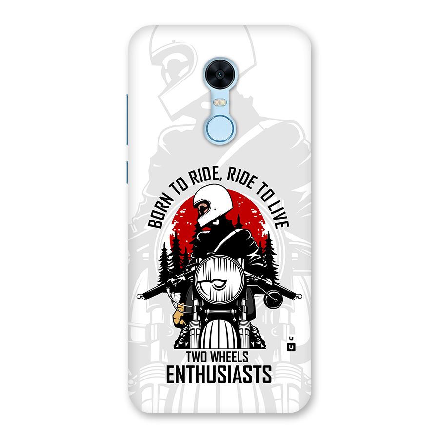 Ride To Live Back Case for Redmi Note 5