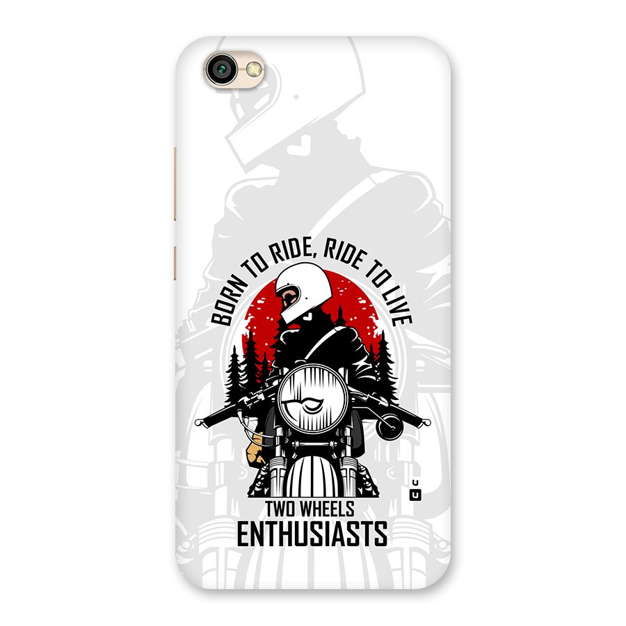 Ride To Live Back Case for Redmi Y1 Lite