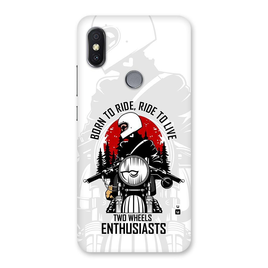 Ride To Live Back Case for Redmi Y2