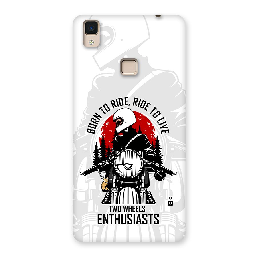 Ride To Live Back Case for V3 Max