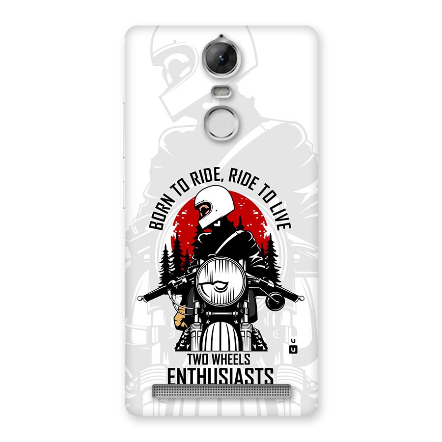 Ride To Live Back Case for Vibe K5 Note